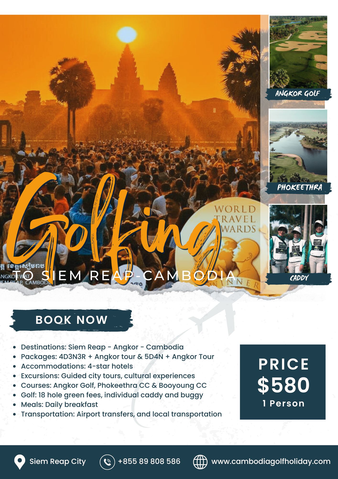 Promotion golf holiday in Siem Reap